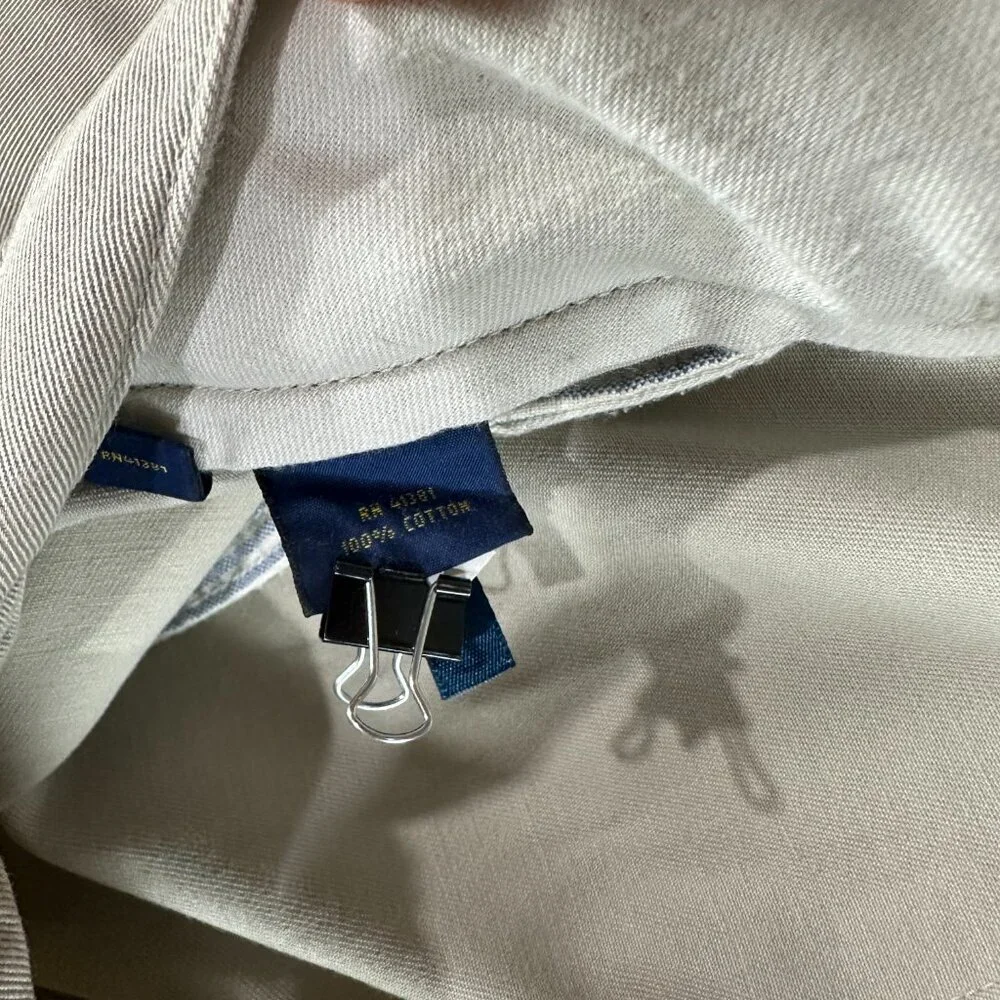 Polo Ralph Lauren Pants Mens 38 X 31 Classic Fit Chino Tan Cotton Pockets Logo